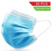 Medical mask meltblown nonwoven 3 layers disposable 50 pcs