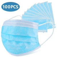 Medical mask 3 layers disposable 100 pcs