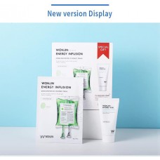 WONJIN Energy Infusion Mask 10pcs + Hydro Vial Cleansing Foam WONJIN Energy Infusion Mask 10pcs + Hydro Vial Cleansing Foam