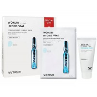 WONJIN Hydro Vial Mask 10pcs + Hydro Vial Cleansing Foam 