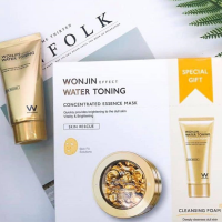 WONJIN Water Toning Brightening Mask 10pcs + Cleansing Special Kit